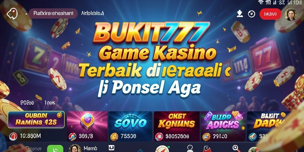 Tampilan menarik gameplay BUKIT777 yang penuh aksi Kasino.