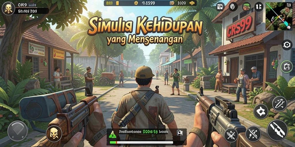 Tangkapan layar dari gameplay menarik di CRS99.