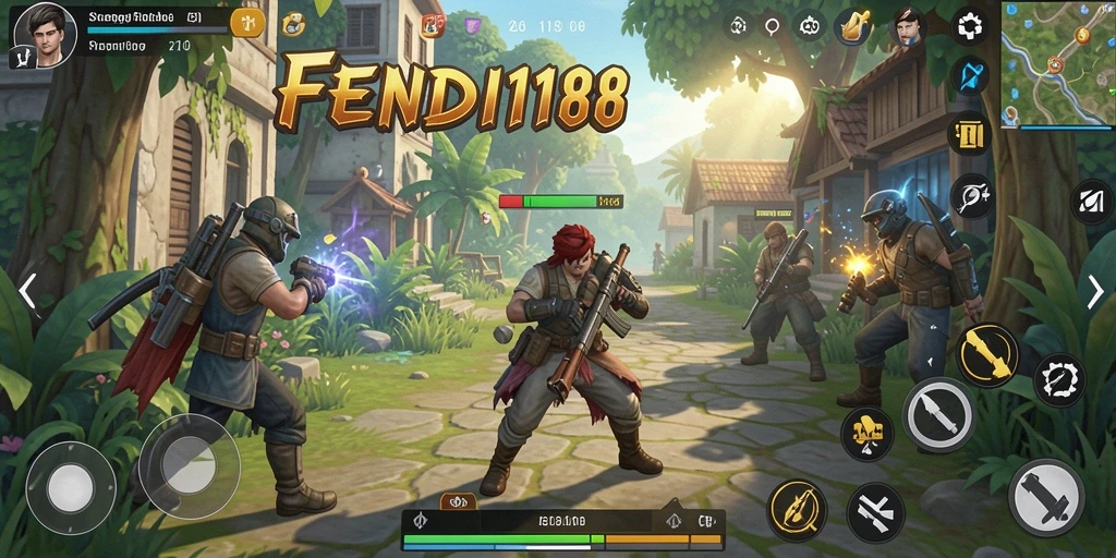 Tangkapan layar FENDI188 menampilkan aksi strategi mendebarkan.