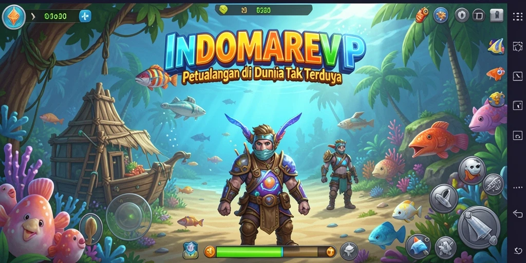 Tampilan screenshot gameplay seru INDOMAREVIP dengan berbagai petualangan.