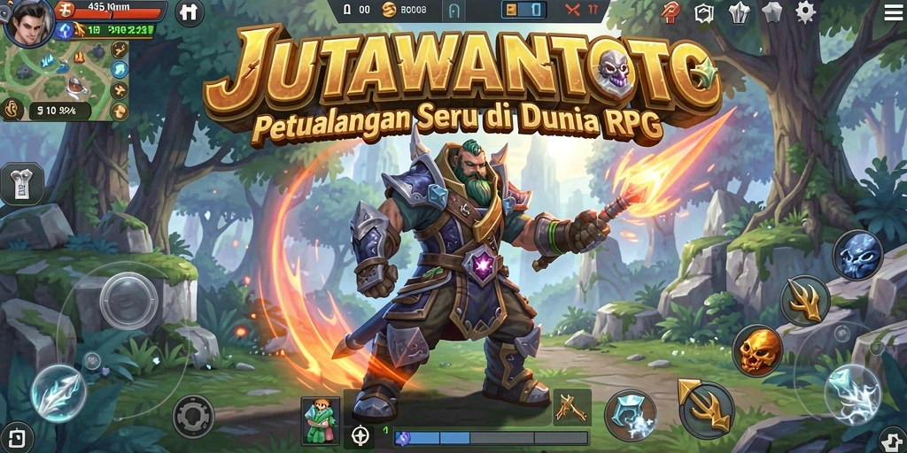 Gameplay seru JUTAWANTOTO di dunia RPG yang menarik.