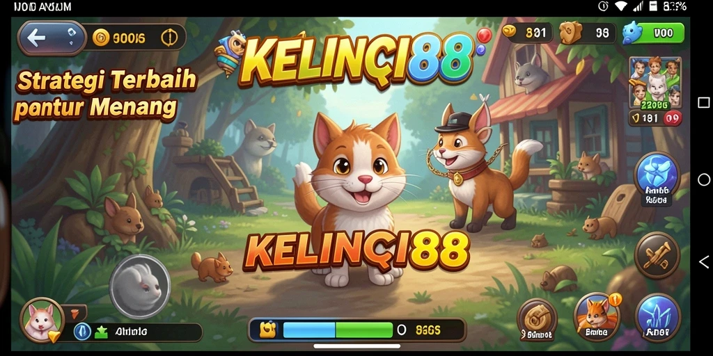Tampilan gameplay strategi yang menegangkan di KELINCI88.