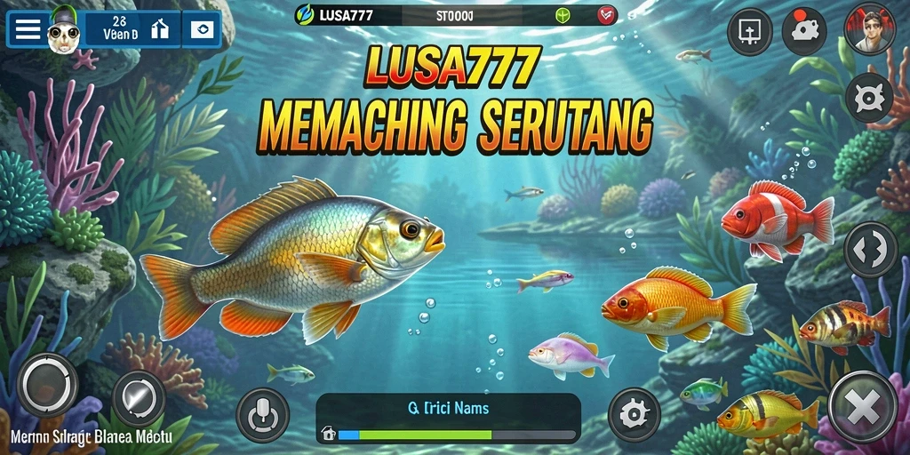 Tangkapan ikan yang menakjubkan dalam LUSA777 saat bermain.