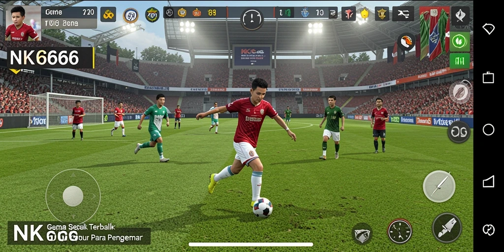 Gameplay NK666 yang seru dan mendebarkan saat bertanding di lapangan.