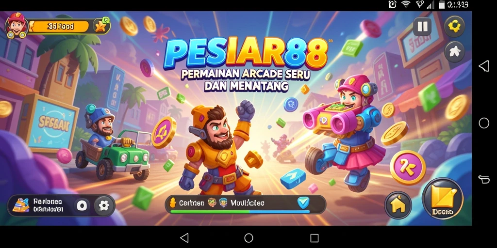 Gambaran gameplay seru di PESIAR88 dengan grafis menarik.