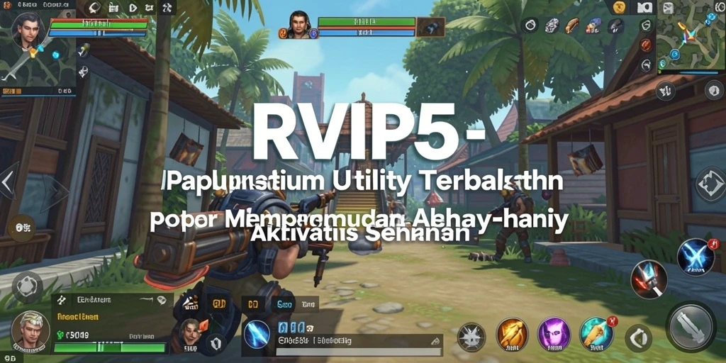 Tampilan antarmuka RVIP5 yang sederhana dan intuitif.