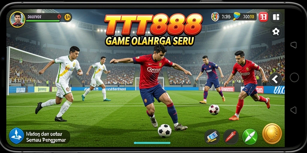 Gameplay mendebarkan dalam TTT888 dengan aksi olahraga yang intens.