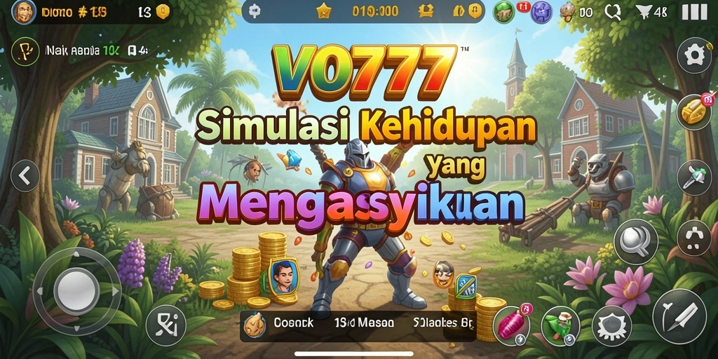 Tampilan gameplay menarik dari VO777 yang menunjukkan simulasi kehidupan.